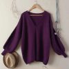 Knit Sweater - Purple